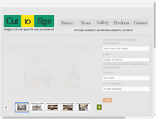Tablet Screenshot of cut-to-size.com
